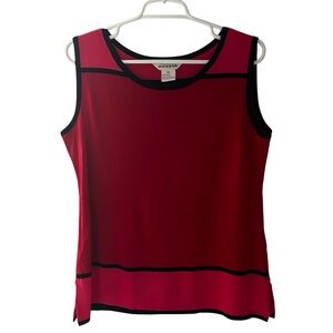 Exclusively Misook Sleeveless Pullover Shell Top I29